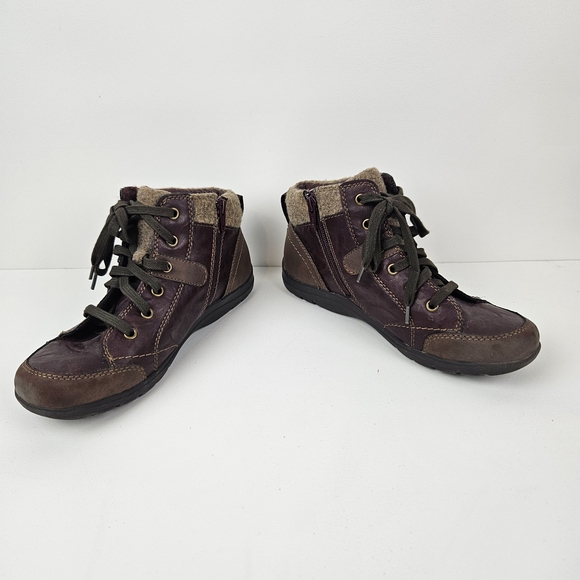 Earth Origins Women Boots Rapid Ricky Merlot Burgundy Sz 8.5 Boho Winter Cottage - Picture 3 of 8